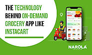 The Technology Behind On-Demand Grocery App Like Instacart