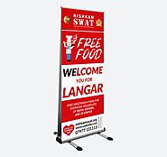 Excellent outdoor roller banners with superior printing