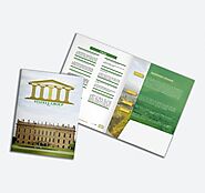 Superior quality A4 portrait folder brochures in exclusive designs