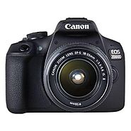 Buy Canon EOS 2000D Kit (EF-S 18-55mm IS II) Black In UK