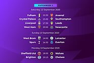 Premier League 2020/21 Matchday 1