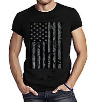 Dark American Flag Unisex T-shirt