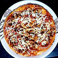 PIZZA | EASIEST WAY TO PIZZA | chicken pizza - Best Food At Home