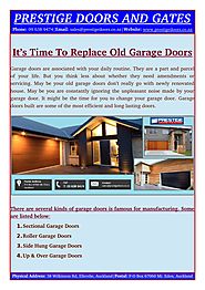 The Time For You To Change Your Garage Doors