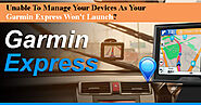 Garmin Express Won't Launch