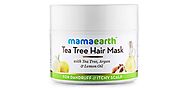 Mamaearth Tea Tree Hair Mask for Dandruff and Itchy Scalp with Tea Tree, Argan and Lemon Oil