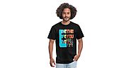 alexman t shirt design & mask | love the life you live quotes - Mens T-Shirt