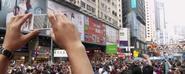 Hong Kong Protestors Dwindle in Numbers