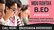 B.ed Admission 2020 Online Form Last Date Delhi MDU CRSU Kurukshetra University - Apply with Teacher college Delhi fo...