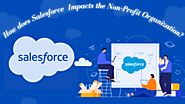 How does Salesforce Impacts the Non-Profit Organization?