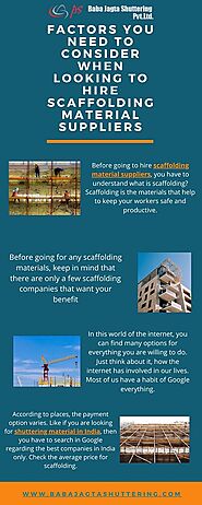 Factors You Need to Consider When Looking To Hire Scaffolding Material Suppliers (1)