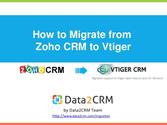 How to Migrate Zoho to Vtiger with Data2CRM