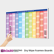 Bespoke dry wipe foamex board printing services at great prices