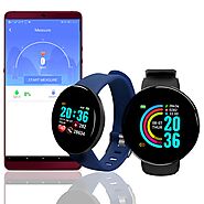 US $4.45 11% OFF|D18 Smart Watch Men Heart Rate/Blood Pressure/Blood Oxyge Monitor D13 Smart Bracelet Wristband Fitne...
