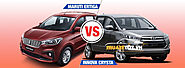 So sánh Suzuki Ertiga và Innova: Mua xe nào chạy Grab an toàn