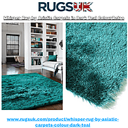 Whisper Rug by Asiatic Carpets in Dark Teal Colour