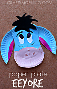 Paper Plate Eeyore (Donkey Craft for Kids) - Crafty Morning