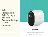 Arlo Installation - Arlo Setup - Fix Arlo Account Setup Issues - Smart Device 360