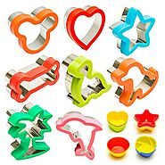 Cookie Cutters Shapes - Sandwich Cutters for Kids