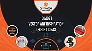 10 Most Vector Art Inspiration T-Shirt Ideas By Cre8iveSkill