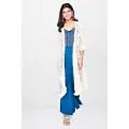 Shop off white shrug online at INR 1000 with Global Desi