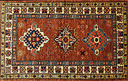 Buy 2X4 Kazak Rugs Ivory Fine Hand Knotted Wool Area Rug MR023901 | Monarch Rugs