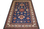 Buy 9x12 Kazak Rugs Dk. Blue / Ivory Fine Hand Knotted Wool Area Rug MR024735 | Monarch Rugs