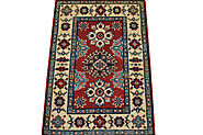 Buy 2X3 Kazak Rugs MR024537 Red / Ivory Fine Hand Knotted Wool Area Rug | Monarch Rugs