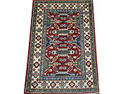 Buy 2X3 Kazak Rugs Red / Ivory Fine Hand Knotted Wool Area Rug MR024533 | Monarch Rugs