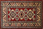Buy 2X3 Kazak Rugs Red / Ivory Fine Hand Knotted Wool Area Rug MR023896 | Monarch Rugs