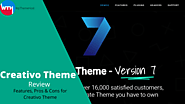 Creativo Theme Review - Features, Pros and Cons for Creativo Theme