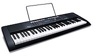 Juarez Ôpus JRK682 61-Key Electronic Keyboard Piano with LCD Digital Display, MIDI Function|Touch Response|Adapter|Ke...