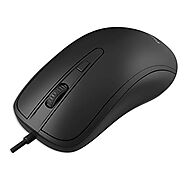 Philips 3-Button USB Mouse for Laptop, PC or Mac OS | Optical Wired Mouse, Adjustable DPI | Quiet & Accurate with Qui...