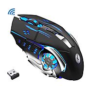 Amazon.in: Buy Xmate Zorro Pro 2.4GHz Wireless Gaming Mouse, 3200 DPI Optical Sensor, RGB Lighting, 6 Mechanical Butt...