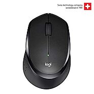 Logitech M331 Silent Plus Wireless Mouse- Black
