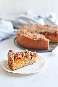 Apricot crumb cake| An easy homemade recipe