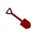 a small shovel