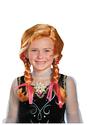 Disguise Disney's Frozen Anna Child Wig Girls Costume, One Size Child