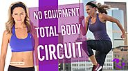 36 Minute No Equipment Total Body Circuit Workout: At Home Bodyweight Workout For Strength & Cardio