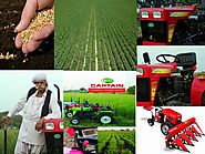 Automatically drilling seeds by compact tractors