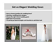 Get an Elegant Wedding Gown