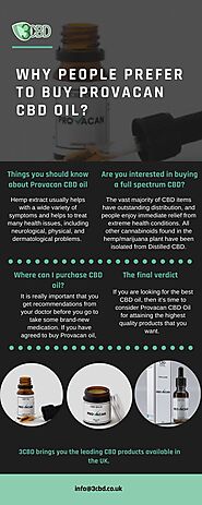 Why People Prefer to Buy Provacan CBD Oil?