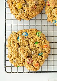 The BEST Soft Baked Monster Cookies- Gluten Free! | The Kitchen Magpie