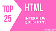 HTML Interview Questions and Answers for Experienced and Freshers