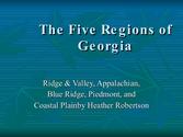 The Five Regions Of Georgia
