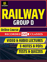 Website at https://utkarsh.com/preparation/railway-group-d-online-course
