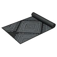 Gaiam Yoga Mat Premium Print Extra Thick Non Slip Exercise & Fitness Mat for All Types of Yoga, Pilates & Floor Worko...