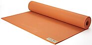 Jade Yoga - Harmony Yoga Mat (3/16" Thick x 24" Wide x 68" Long - Color: Tibetan Orange)