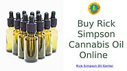 Buy Rick Simpson Cannabis Oil - Rick Simpson Oil