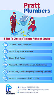 6 Tips To Choosing The Best Plumbing Service